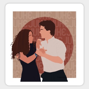 Julie and Luke - Perfect Harmony Sticker